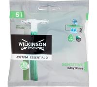 Wilkinson WILKINSON Extra Essential 2 - 5 Rasoi Usa E Getta Bilama Per Pelli Sensibili Con Aloe Ed Easy Rinse