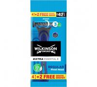 Wilkinson Wilkinson Rasoio Extra Essential 3 Regular Pivot 4+2 Pezzi