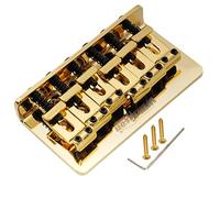 Wilkinson WOF02 52,5mm Ponte Fisso Hardtail Bridge Sellette Vintage per Chitarra Elettrica Squier/Mexico Fender Strat,Dorato