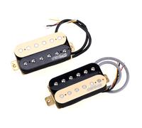 Wilkinson Zebra Vintage Tone Alnico 5 Overwound Open Humbucker Guitar Pickup Set