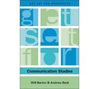 Will Barton Andrew Beck Get Set for Communication Studies (Tascabile)