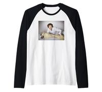 Will Ferrell Anchorman Attore Comico Di Michael Grecco Maglia con Maniche Raglan
