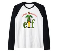 Will Ferrell Buddy Classic, Divertente Logo Originale di Elf Xmas Movie Maglia con Maniche Raglan
