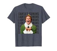 Will Ferrell Buddy Santa Holiday Fun Classic del Film sugli Elfi Maglietta, Uomo, Pervinca, 3XL