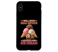 Will Give Real Estate Advice For Ice Cream Custodia per iPhone XS Max