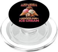 Will Give Real Estate Advice For Ice Cream PopSockets PopGrip per MagSafe