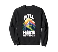 WILL HIKE FOR SNACKS Felpa