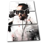 Will I am Grunge Abstract Musical TREBLE TELA parete arte foto stampa