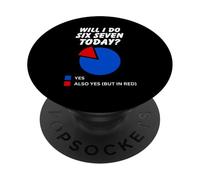 Will I Pie Chart Humor, sei sette 6 7 meme internet PopSockets PopGrip Adesivo