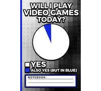 Will I Play Video Games Today? | A Gamer Composition Notebook for Meme Fans and Digital Chaos