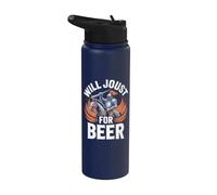 Will Joust Per Birra Rustico Cavaliere Medievale Stainless Steel Insulated Water Bottle