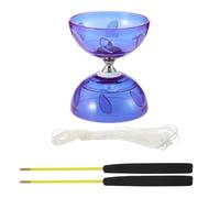 Will Like Diabolo con cuscinetti a sfera, set di giocoleria con bastoni da diabolo, per sport nel tempo libero, ideale per sport all'aria aperta (viola)