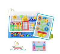 Will Like Gioco di puzzle a mosaico per bambini, gioco di apprendimento dei colori per bambini (296)