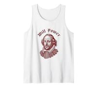 Will Power Divertente William Shakespeare Letteratura Meme Canotta