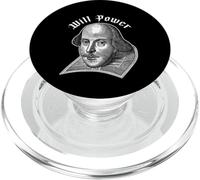 WILL POWER Divertente William Shakespeare Letteratura Meme PopSockets PopGrip per MagSafe