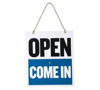 Will Return Clock Sign Double-Sided Ornament Welcome Door for Business Office Store Restaurant Parking Street Hotel Shop Cafe