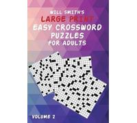 Will Smith Will Smith Large Print Easy Crossword Puzzles For Adults- (Tascabile)