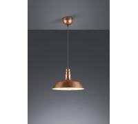 WILL SOSPENSIONE PAGODA METALLO RAME ANTICATO D. 36CM 1 LUCE ATTACCO E27