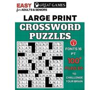 Will Steiner Crossword Puzzles for Adults Large Print (Tascabile)