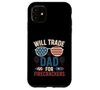 Will Trade Dad For Petardi Ragazzi Ragazza 4 di luglio vestito Custodia per iPhone 11
