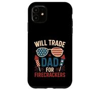 Will Trade Dad For Petardi Ragazzi Ragazza 4 di luglio vestito Custodia per iPhone 11