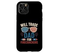 Will Trade Dad For Petardi Ragazzi Ragazza 4 di luglio vestito Custodia per iPhone 11 Pro