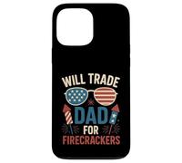 Will Trade Dad For Petardi Ragazzi Ragazza 4 di luglio vestito Custodia per iPhone 13 Pro Max