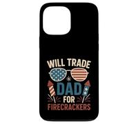 Will Trade Dad For Petardi Ragazzi Ragazza 4 di luglio vestito Custodia per iPhone 13 Pro Max