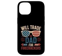 Will Trade Dad For Petardi Ragazzi Ragazza 4 di luglio vestito Custodia per iPhone 14