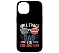 Will Trade Dad For Petardi Ragazzi Ragazza 4 di luglio vestito Custodia per iPhone 14