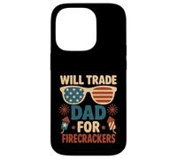 Will Trade Dad For Petardi Ragazzi Ragazza 4 di luglio vestito Custodia per iPhone 14 Pro