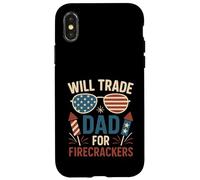 Will Trade Dad For Petardi Ragazzi Ragazza 4 di luglio vestito Custodia per iPhone X/XS