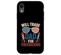 Will Trade Dad For Petardi Ragazzi Ragazza 4 di luglio vestito Custodia per iPhone XR