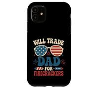 Will Trade Dad For Petardi ragazzi Ragazza 4 luglio Groovy Custodia per iPhone 11