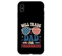 Will Trade Dad For Petardi ragazzi Ragazza 4 luglio Groovy Custodia per iPhone XS Max