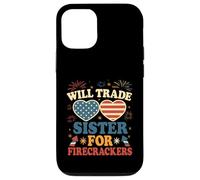 Will Trade Sister For Petardi 4 Luglio Fuochi d"artificio per bambini piccoli Custodia per iPhone 12/12 Pro