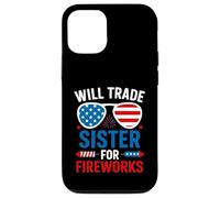 Will Trade Sister For Petardi 4 Luglio Fuochi d"artificio per bambini piccoli Custodia per iPhone 12/12 Pro