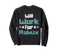 Will Work for Robux Funny Gaming Kids Felpa