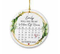 Will You Be My Matron Of Honor Ornamento Natalizio Con Corda Ciondoli Natalizi Carino Natalizio Da Appendere Per Festa Casa Auto Interno