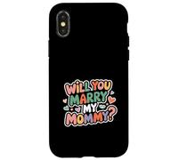 Will You Marry My Mommy? Proposta di matrimonio carina - Custodia per iPhone X/XS