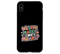 Will You Marry My Mommy? Proposta di matrimonio carina - Custodia per iPhone XS Max