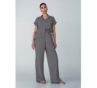 Willa Pantaloni 'Sky' nero / bianco Donna Willa 40