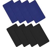 WILLBOND 8 Pezzi Patch di Riparazione in Nylon Toppa Autoadesivo, Impermeabili per Abbigliamento Piumino Tende Vestiti Borsa (25 x 15 cm) (20 x 10 cm)