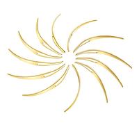 WILLBOND Easyloc - Kit di attrezzi per dreadlock, 12 pezzi, per capelli, per mantenere il tuo dreadlock (oro)