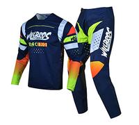 Willbros Completo Maglia e Pantaloni da Motocross Uomo Bicicletta Sporca Set di Ingranaggi MX Donne Fuori Strada Cavalcare Adulta Abbigliamento da Corsa