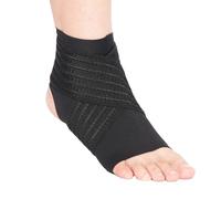 Willcom Cavigliera Sportiva per Distorsione e Tendinite - Tutore Caviglia Regolabile Uomo/Donna, Supporto Legamenti con Fascia Elastica, Tallone Aperto e Materiale Traspirante - Destra/Sinistra (Reg)