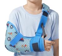 Willcom Manicotto per bambini con cintura in vita, cinturino traspirante per braccio, clavicola, gomito, polso (Braccio destro, XXS(48-60CM))