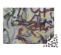 Willem De Kooning Puzzle museo Per Giovani 1000 Pezzi, Gioco Educativo Per Famiglie, dipinto Rompicapo in Legno Souvenir Regali, Impegnativo Puzzles opere d'arte famose nel mondo