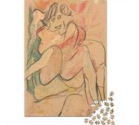 Willem De Kooning Puzzles arte, museo Puzzle Impegnativi, Rompicapo opere d'arte famose nel mondo, Puzzle in Legno Per Giochi Educativi Decorazioni, La Casa Regalo 1000pcs