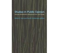 Willem E. Saris Studies in Public Opinion (Tascabile)
